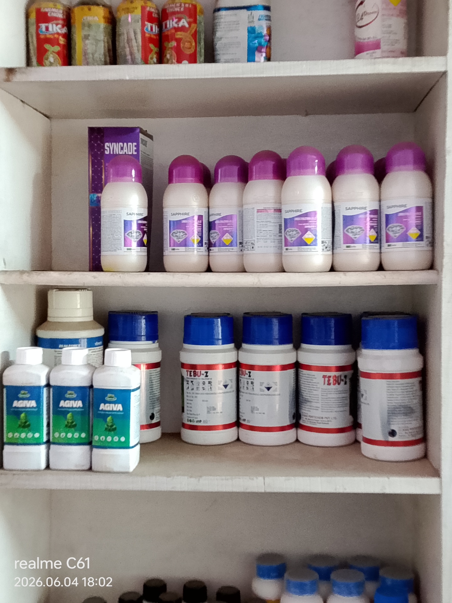 Sapphire, Tebu-Z & Agiva fungicides