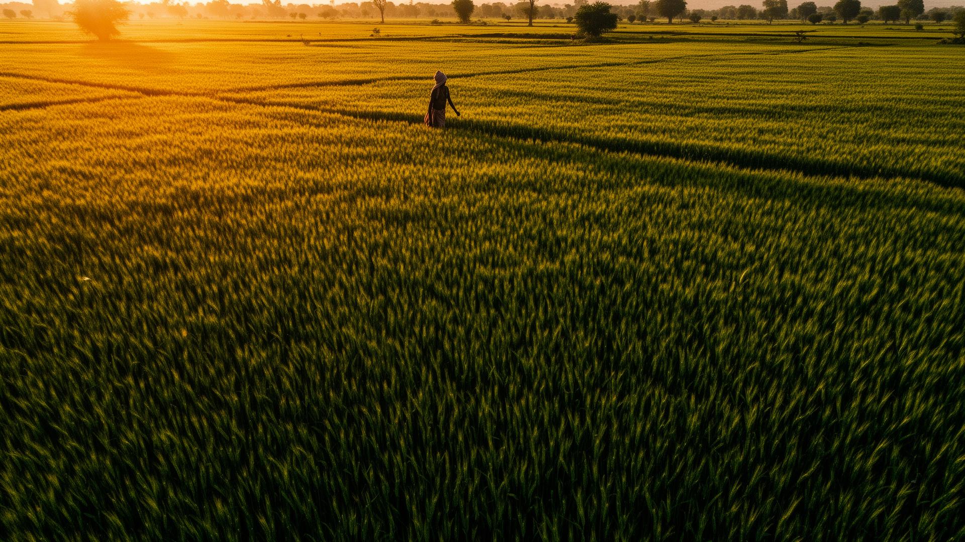 Wheat field in Madhya Pradesh